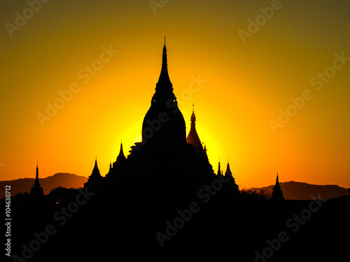 Sunset in Bagan