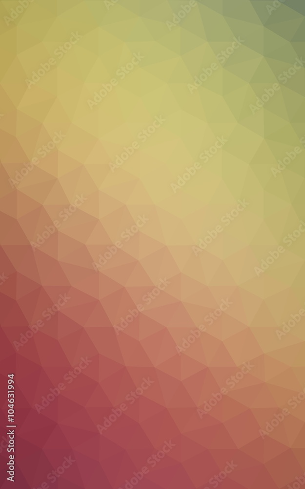 Multicolor red, green polygonal design pattern, which consist of triangles and gradient in origami style. Multicolor red, green polygonal design pattern, which consist of triangles and gradient in origami style.