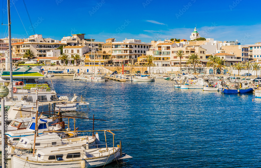 Mittelmeer Hafen Boote Insel Balearen