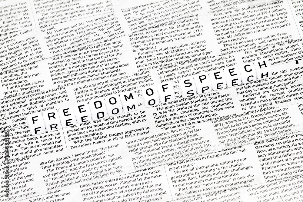 Freedom of speech Freedom of speech