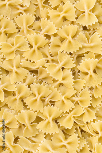 raw pasta background close up