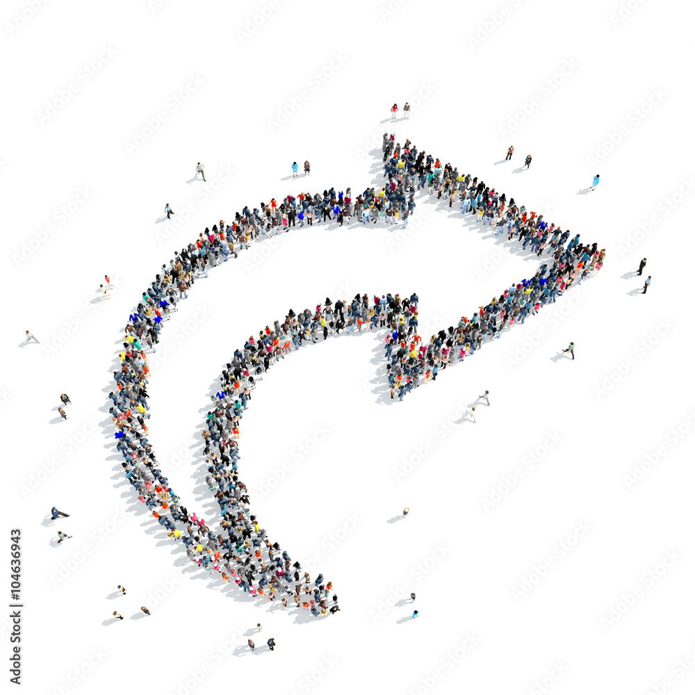 group people shape arrow icon group people shape arrow icon
