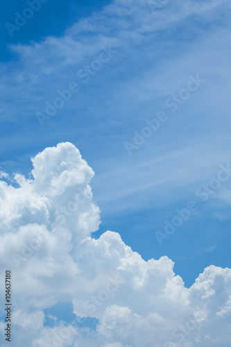 cloud and blue sky background © sutichak