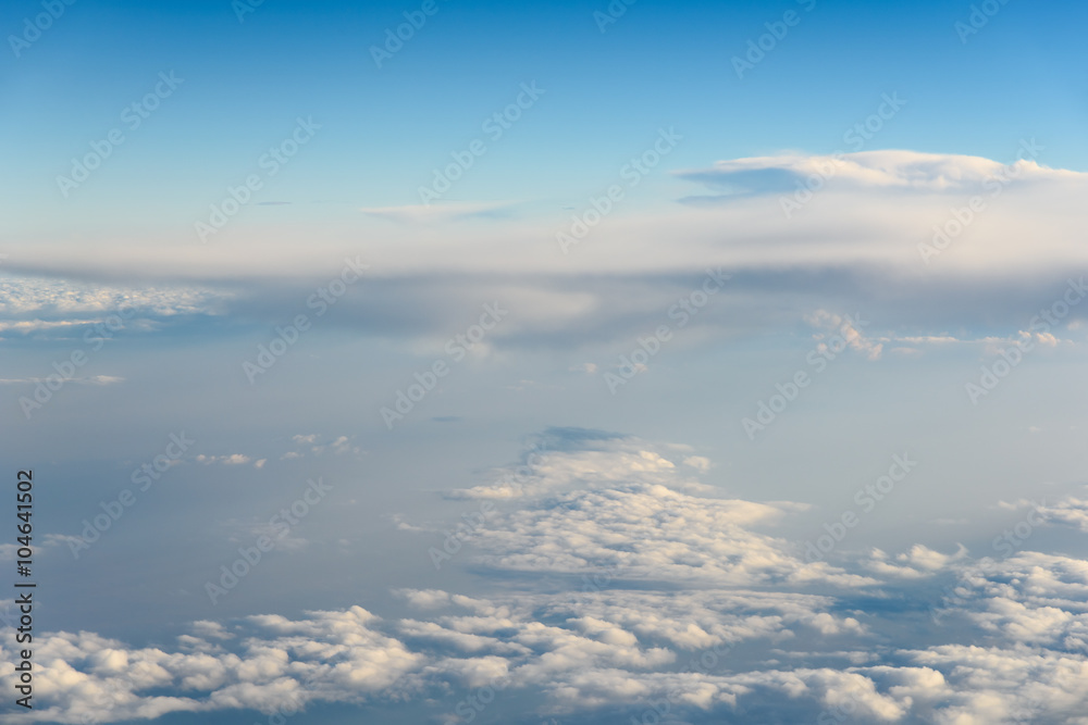 Above The Clouds Blue Sky Landscape Above The Clouds Blue Sky Landscape