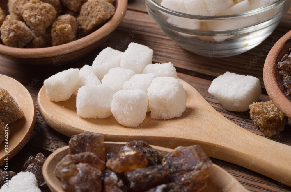 Various kinds of sugar