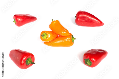 colorful mini paprika