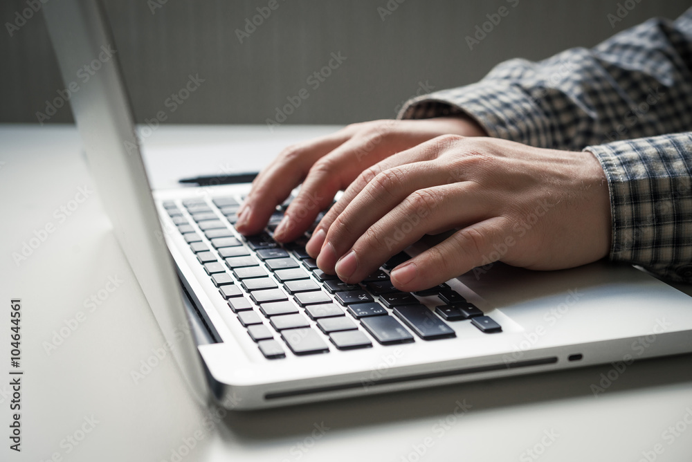 hands on laptop hands on laptop