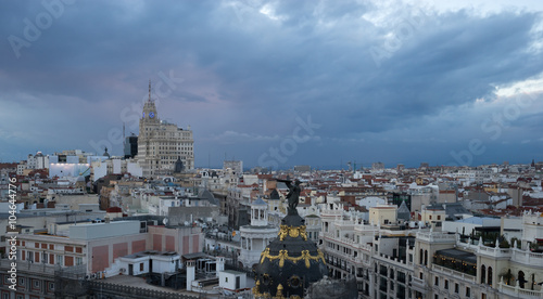 View of Madrid from circulo de bellas artes