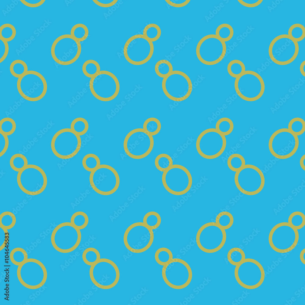 Fototapeta premium Climbing seamless pattern belay device Eight