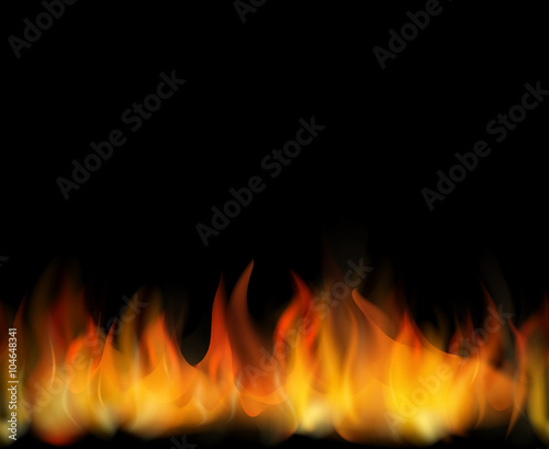 Fire. Seamless background