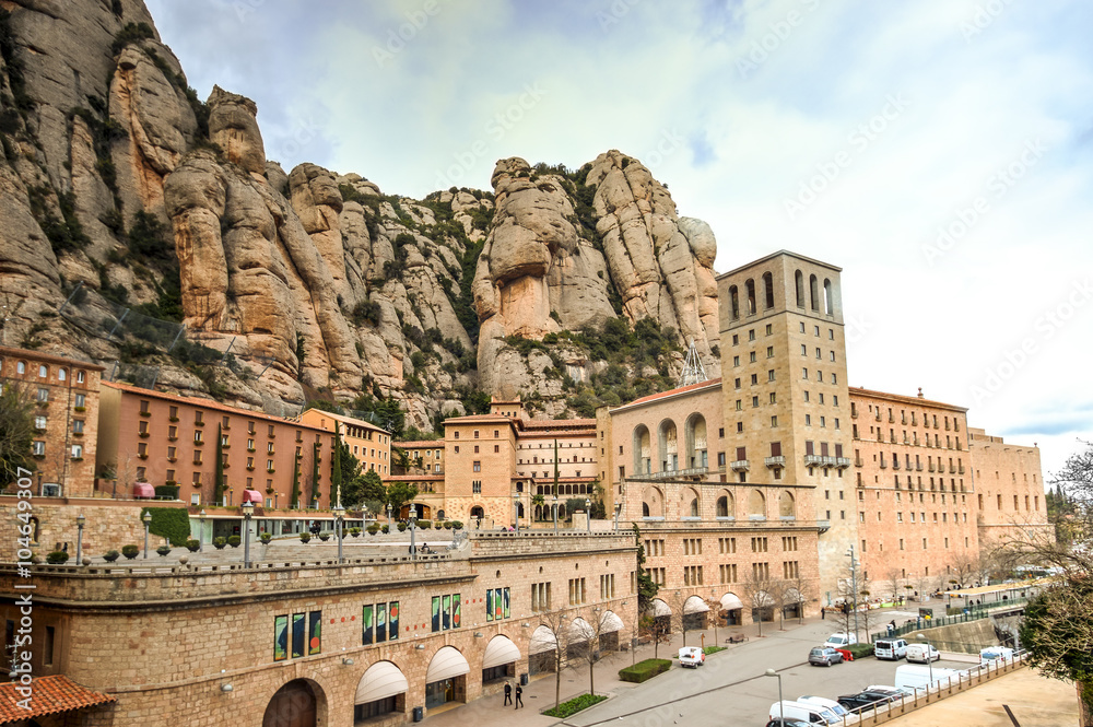 Fototapeta premium Montserrat Monastery, Catalonia, Spain