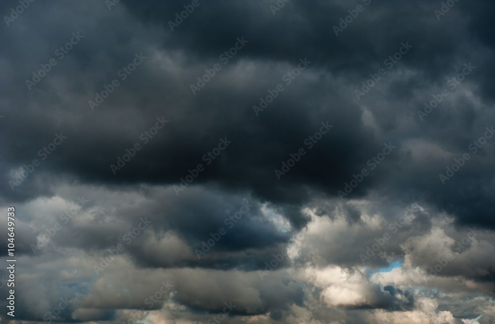 Fototapeta premium Black clouds