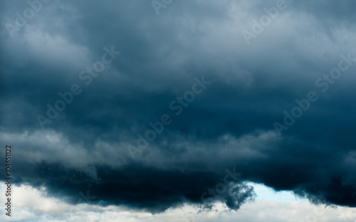 huge black cloud