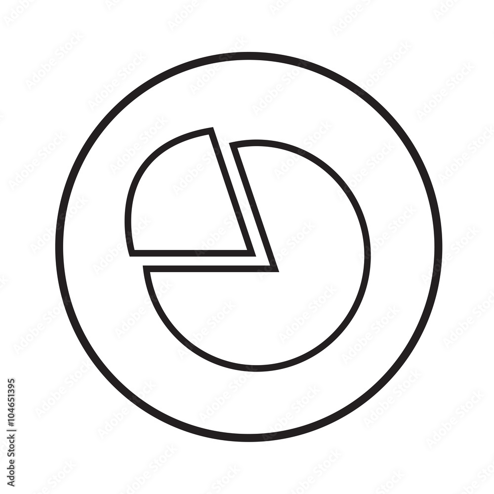 Thin Line Chart Icon Illustration design Thin Line Chart Icon Illustration design