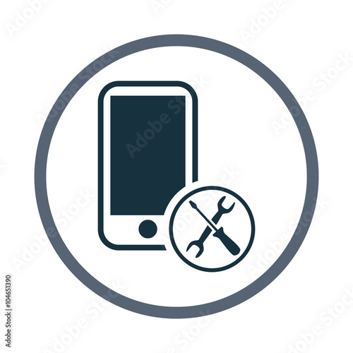 Mobile phone repair icon