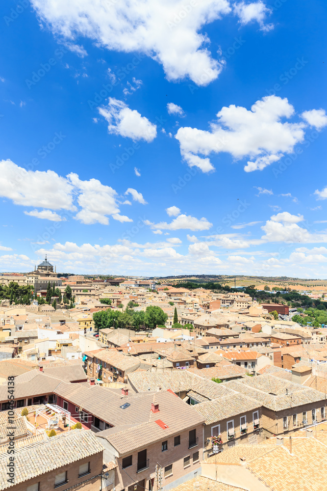 Toledo town Cityscape in Spain.