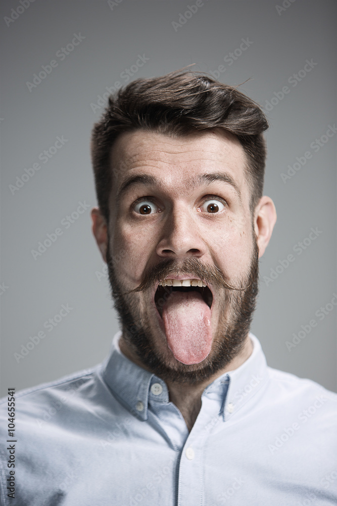 The tongue hanging out man The tongue hanging out man