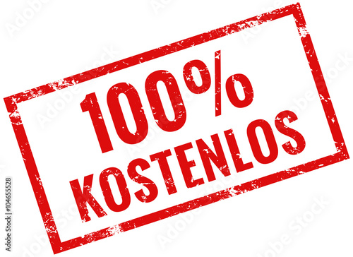 100 % Kostenlos Stempel rot grunge