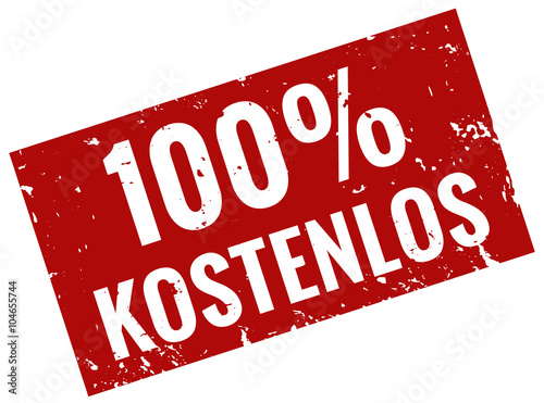 100 % Kostenlos Stempel rot grunge