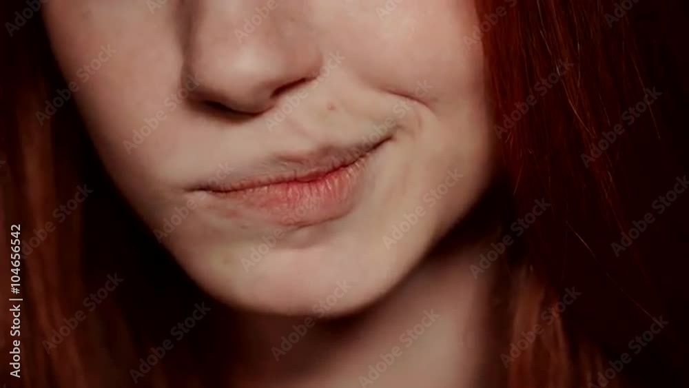 Beautiful redhead girl showing different emotions. Beautiful redhead girl showing different emotions.