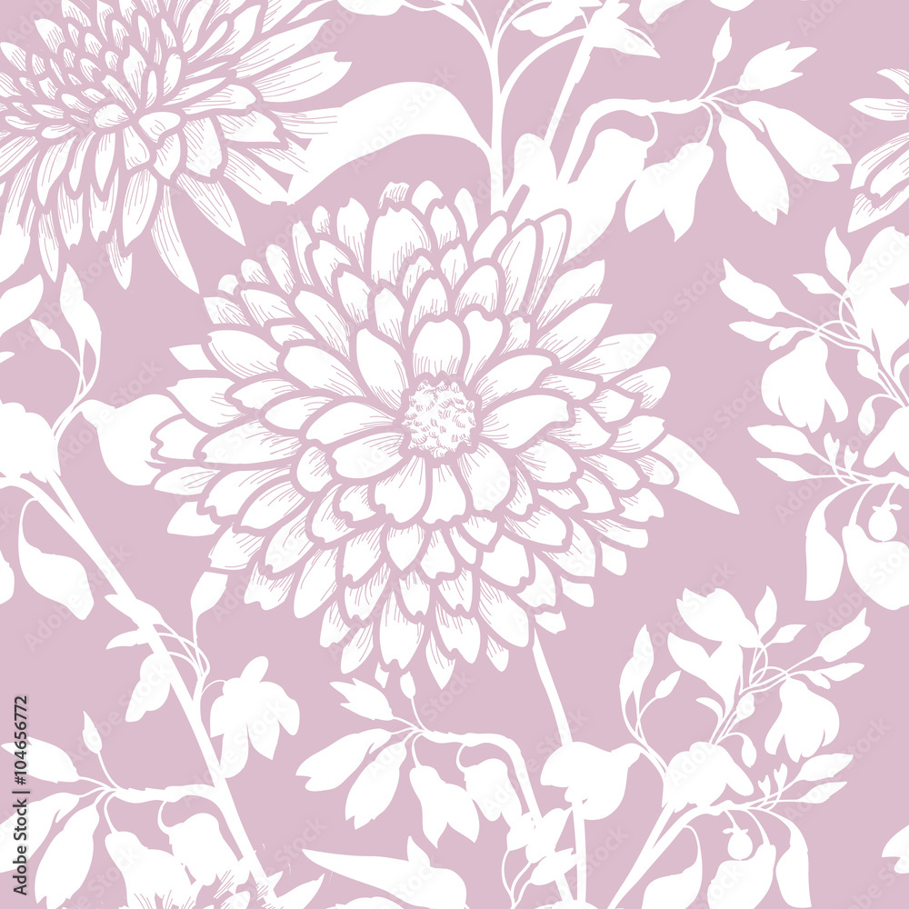 Floral Seamless Pattern Flower Background Flourish Seamless Texture Floral Seamless Pattern Flower Background Flourish Seamless Texture