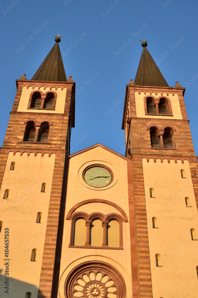 St. KILIAN's church in the city of Würzburg, Bavaria, region Lower Franconia, Germany