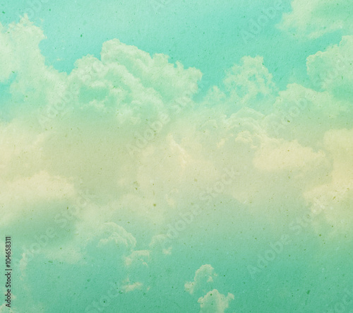grunge retro sky and cloud abstract background.