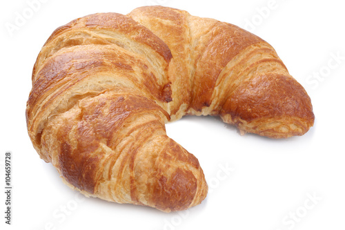 Croissant zum Frühstück Freisteller freigestellt isoliert