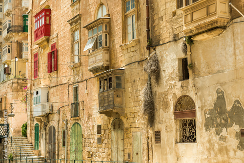 Typical balcony in Malta