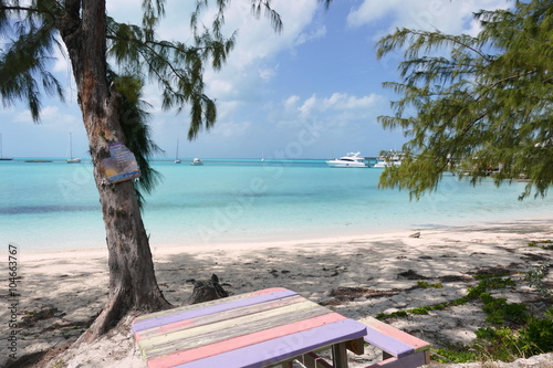 wunderbarer Strand, Exumas, bahamas