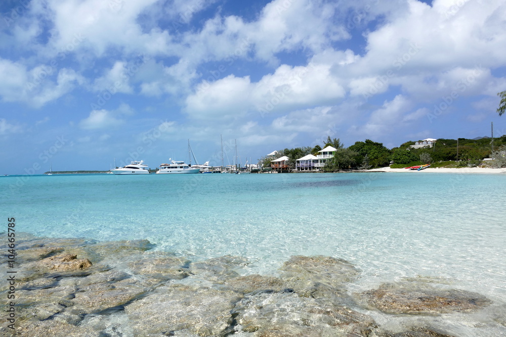 Fototapeta premium Trauminsel, Exuma, Bahamas