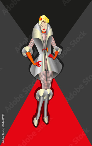 Fashion model woman