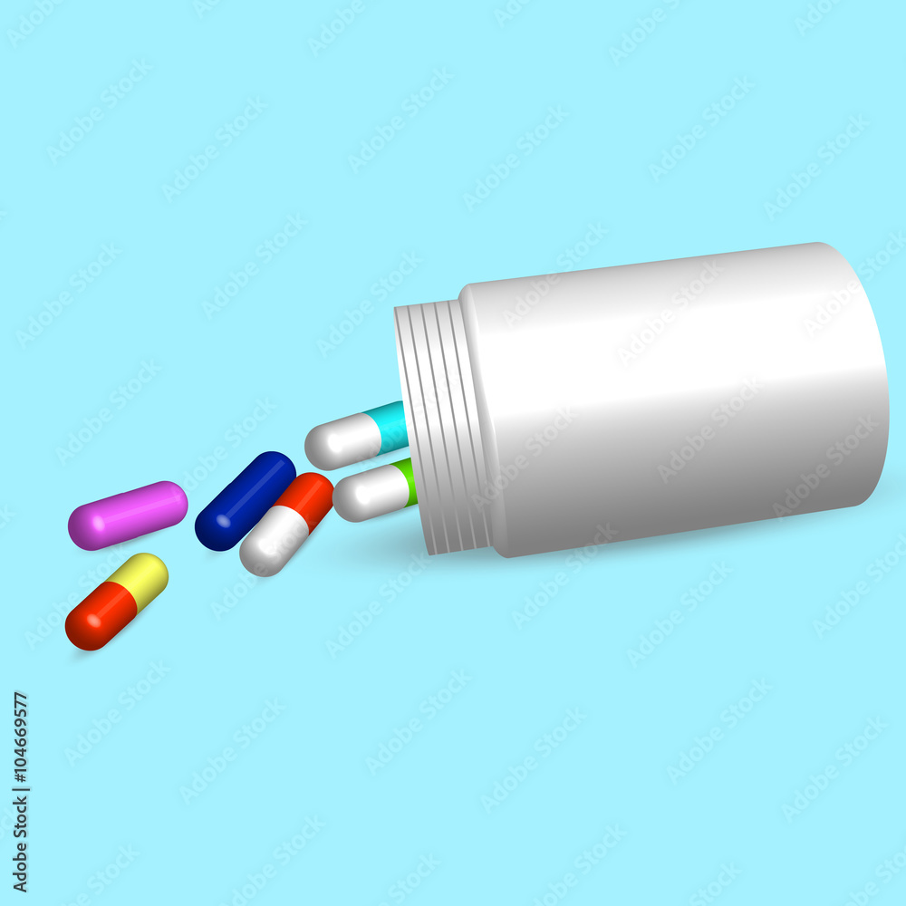 pills which are poured out from banks pills which are poured out from banks