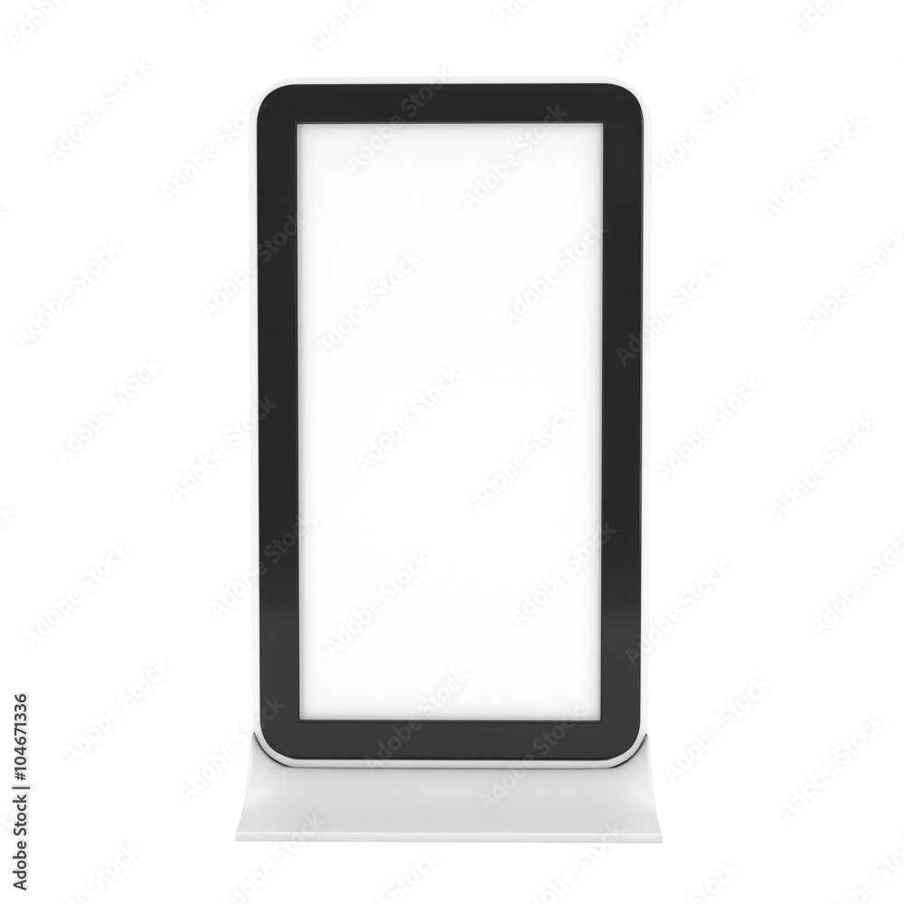 Trade show booth LCD kiosk stand. Trade show booth LCD kiosk stand.