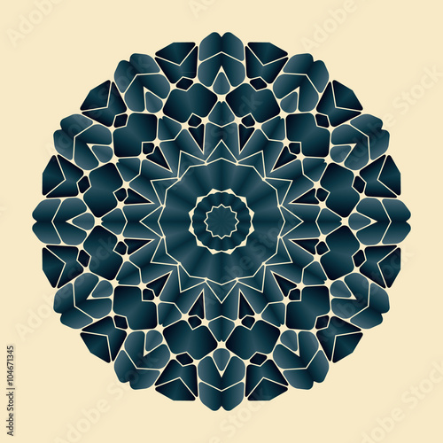 Bright abstract pattern, mandala.