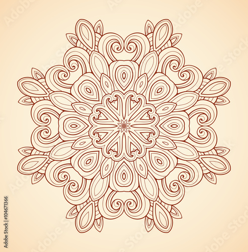 Mandala in Indian style