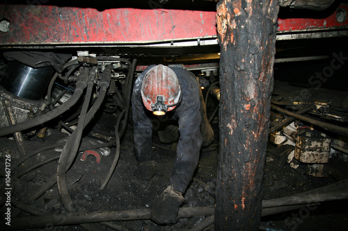 miner in a mine