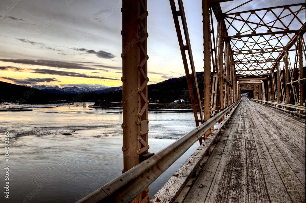 Bridge over Saskatchewan River