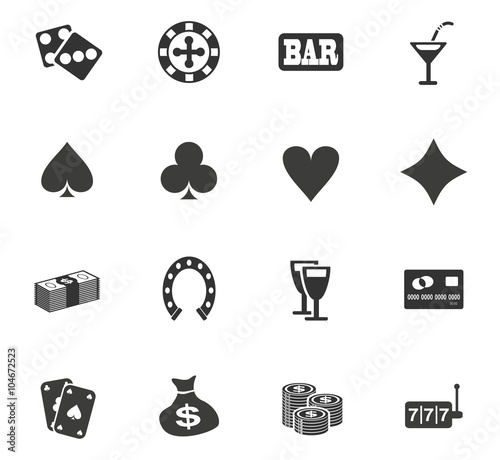 casino icon set