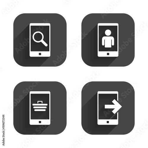 Free Download Phone icons. Video call, online shopping. - GFXLoad
