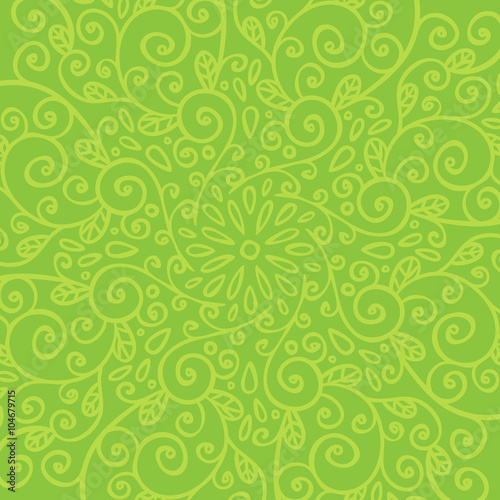 Vector abstract background with beautiful hand drawn doodle ornament