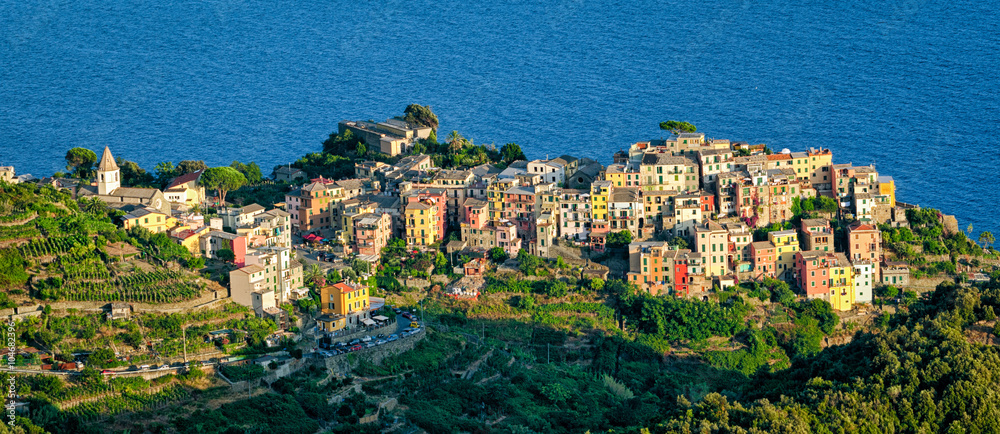 Naklejka premium Corniglia (Cinque Terre Italy)