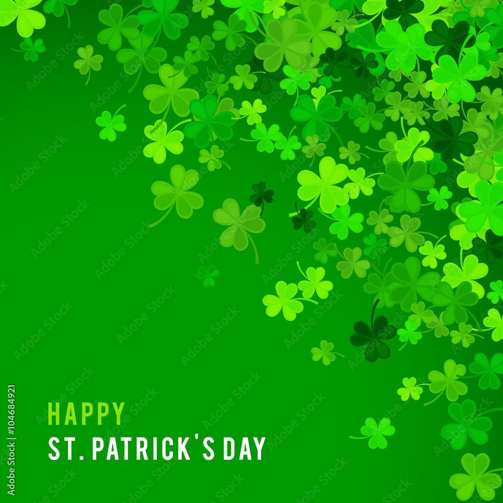 St Patrick's Day background. Vector illustration St Patrick's Day background. Vector illustration