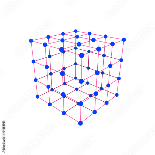 Molecular lattice in the fo...