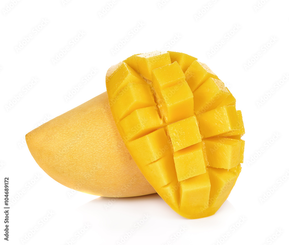 mango fruit isolated on white background mango fruit isolated on white background