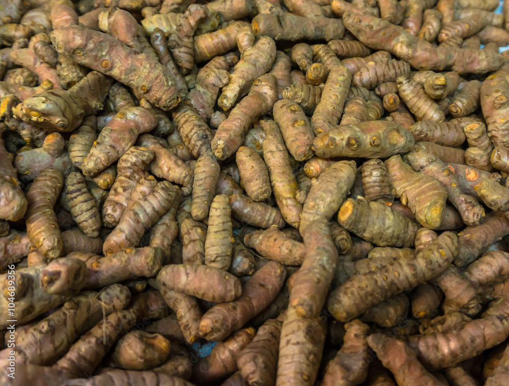 Tumeric, fresh herbal spice for sale to use in healthy cooking Tumeric, fresh herbal spice for sale to use in healthy cooking