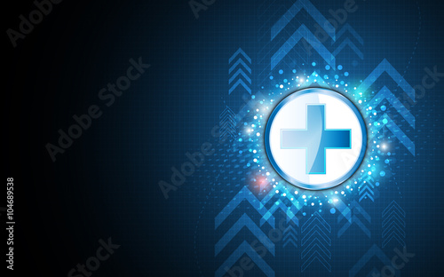 abstract health care medical concept innovation design background