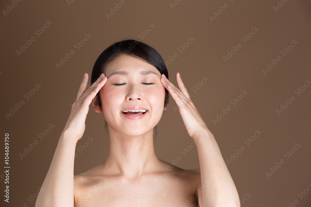 attractive asian woman skincare image attractive asian woman skincare image