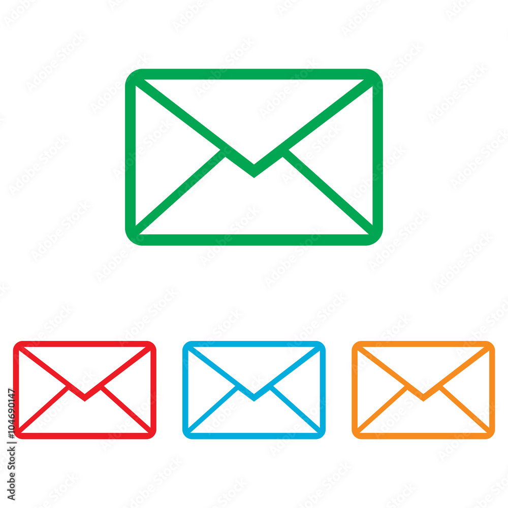 Letter sign. Colorfull set Letter sign. Colorfull set