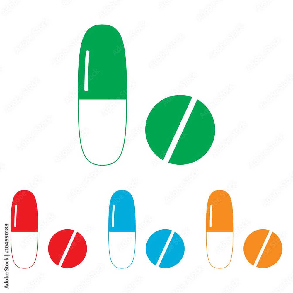 Medical pills sign